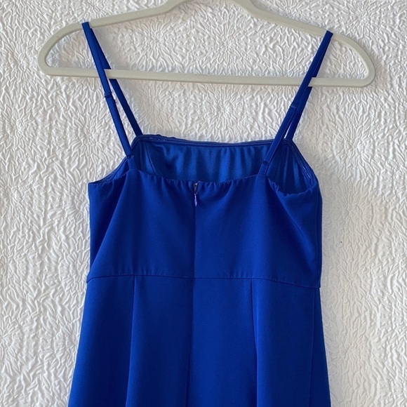 Lulu's Irresistible Ways Cobalt Blue Ruffled Midi Dress - Picture 6 of 11